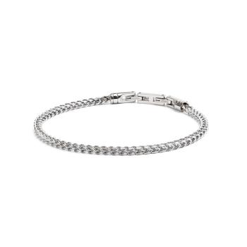 3 mm Fuchsschwanz-Armband aus Edelstahl mit Silber-Finish - Cito Silver